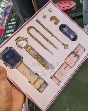 Women Smartwatch Combo