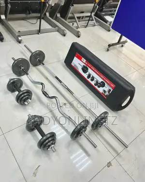 55kg Chrome Dumbbell/Barbell