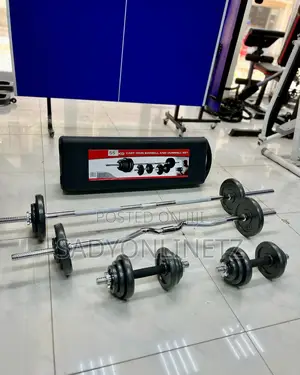 55kg Chrome Dumbbells Set
