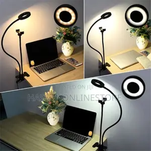 Desk Clamp Cell Phone Ring Light