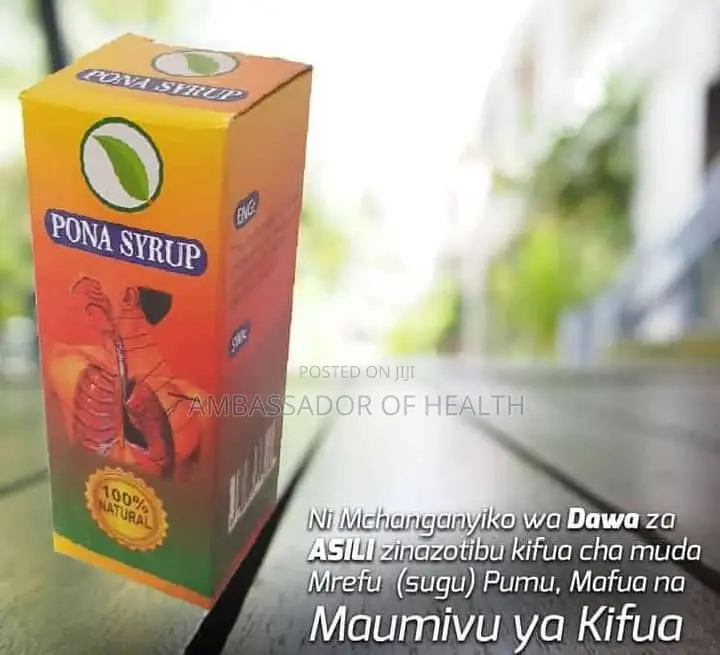 PONA SYRUP Inatibu Kifua Cha Mda Mrefu,Pumu Na Mafua