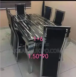 Classic Dining Table With 6 Chairs