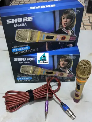 SHURE PROFESSIONAL DYNAMIC Wired Microphone / Mic  SH-68A