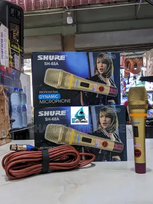 SHURE PROFESSIONAL DYNAMIC Wired Microphone / Mic  SH-68A
