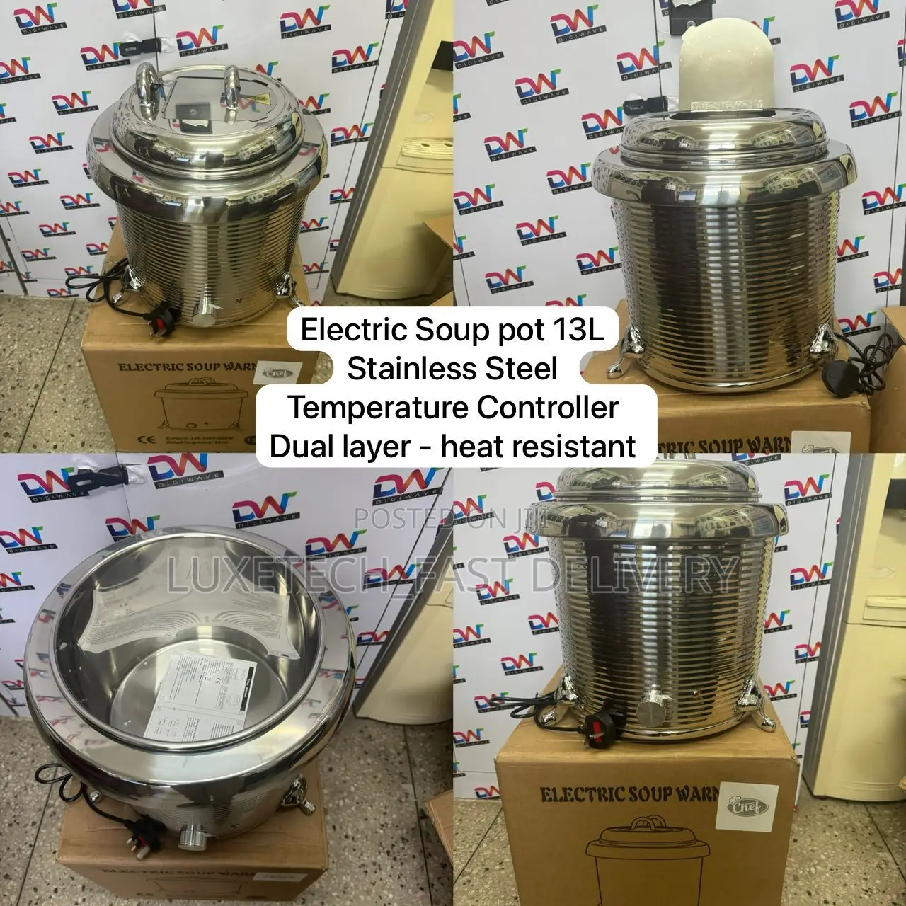 Electric Soup Boiler 13 Litres