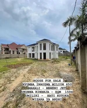 4bdrm House in Mbweni Jkt, Kinondoni for sale