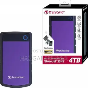 Transcend External HDD 4tb - Purple - Ts4tsj25h3p