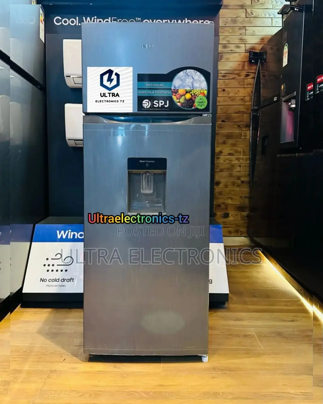 SPJ TOP MOUNT Fridge With 211 L and Water Dispenser