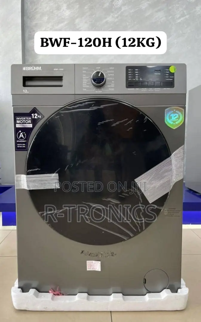 Brühm Automatic Front Load Washing Machine 12kg
