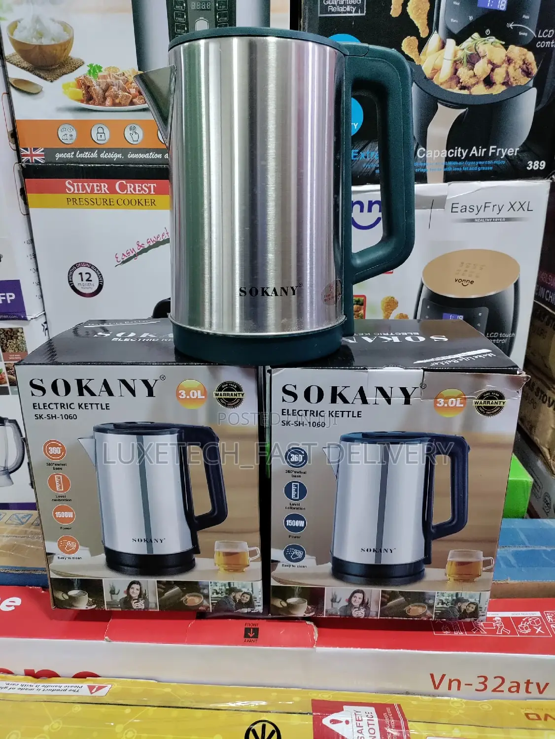 Sokany Electric Kettle 3 Litres High Quality Kettle