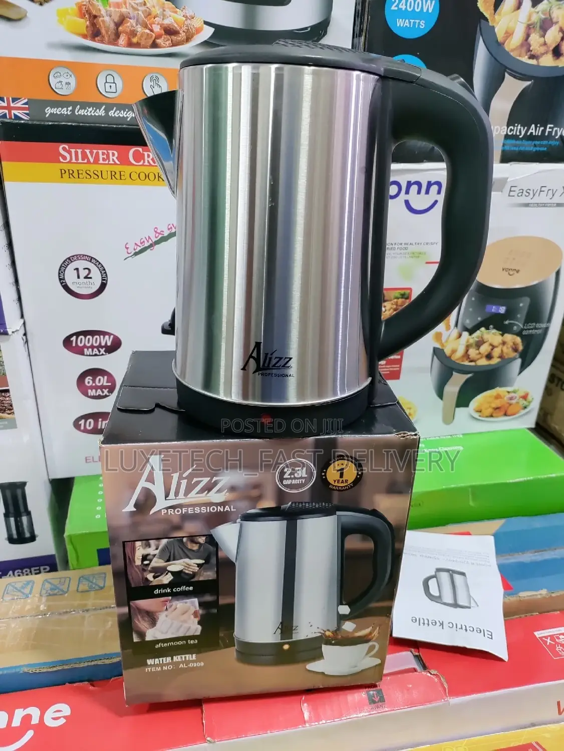 Alizz Electric Kettle 2.3 Liters Quality Kettle