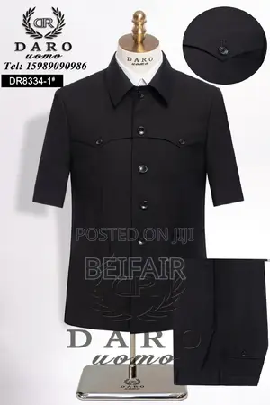 Kaunda Suit High Quality | Men's Suits | Short Sleeves