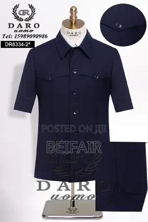 Kaunda Suit High Quality | Men's Suits | Short Sleeves