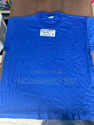 Round Neck Blue Large Shirt