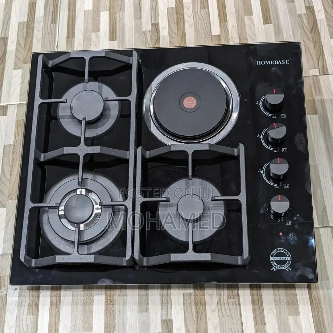 Homebase 3gas Electric Cooker/Jiko LA Gesi Na Umeme