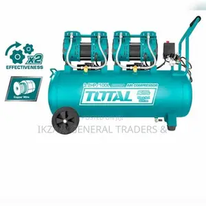 Air Compressor Oiless, 2 Motors 100L