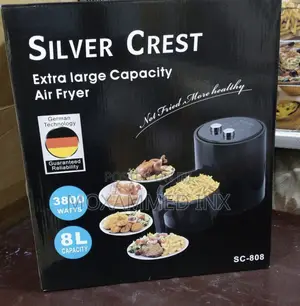 Silver Crest Air Fryer 3800W 8L