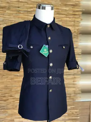 Kaunda Suti Mikono Mifupi | Short Sleeves Kaunda Suits