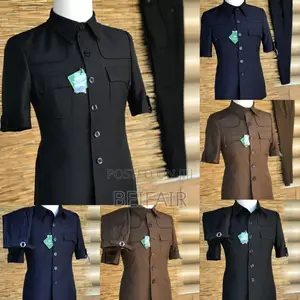 Kaunda Suti Mikono Mifupi | Short Sleeves Kaunda Suits