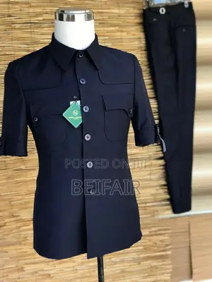 Kaunda Suti Mikono Mifupi | Short Sleeves Kaunda Suits