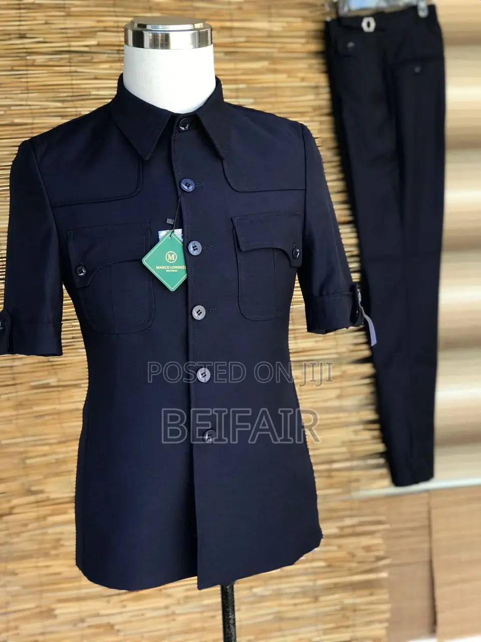 Kaunda Suti Mikono Mifupi | Short Sleeves Kaunda Suits