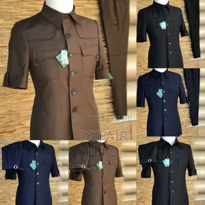 Kaunda Suti Mikono Mifupi | Short Sleeves Kaunda Suits