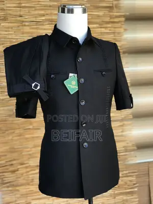 Kaunda Suti Mikono Mifupi | Short Sleeves Kaunda Suits