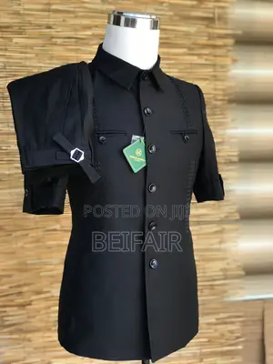 Kaunda Suti Mikono Mifupi | Short Sleeves Kaunda Suits