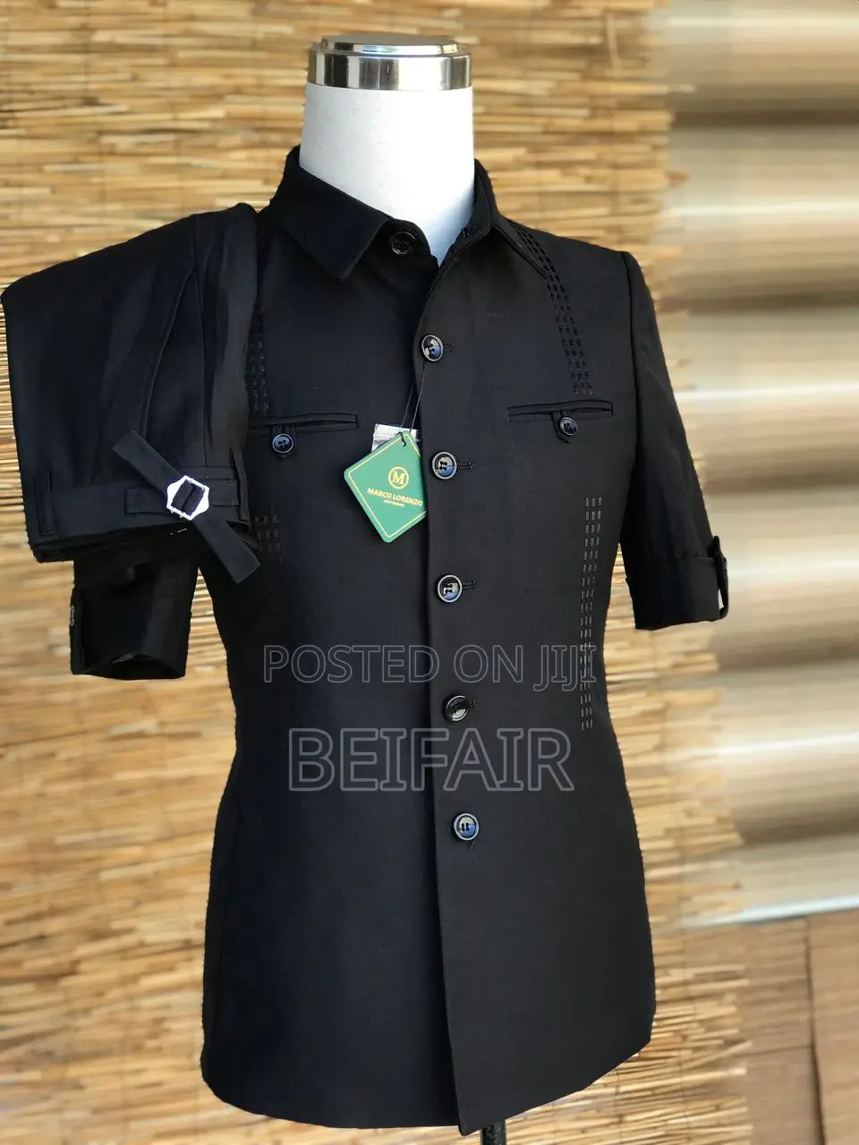 Kaunda Suti Mikono Mifupi | Short Sleeves Kaunda Suits