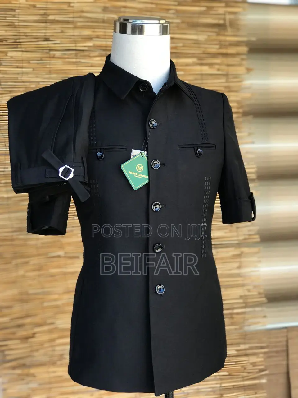 Kaunda Suti Mikono Mifupi | Short Sleeves Kaunda Suits