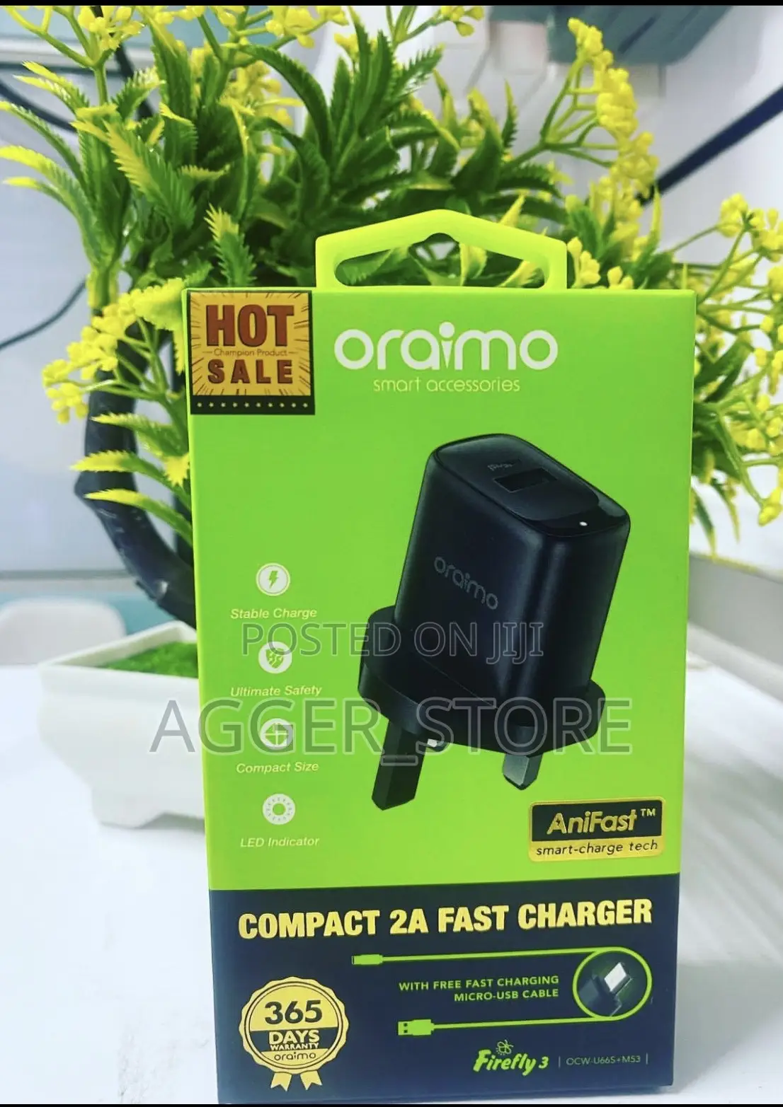 Oraimo Charger Original (With Usb)