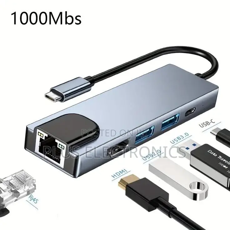 5 in 1 Type-C Docking Station