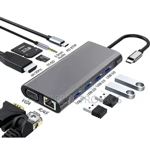 12 in 1 Type-C Docking Station