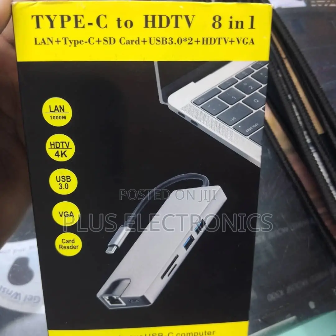 8 in 1 Type-C Docking Station
