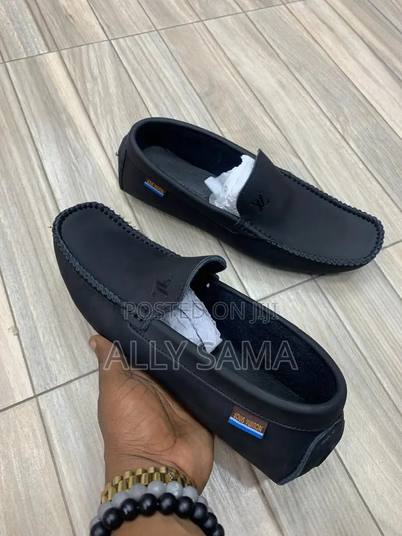 Mens Loafers Black Full Louis Vuitton