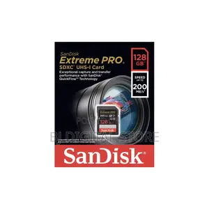 Sandisk 128GB Extreme PRO UHS-I SDXC Memory Card