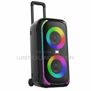Porodo Soundtec 640w Party Speaker With Trolley - Black