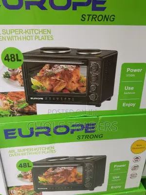 Super Kitchen Oven With Hot Plates (48-Liters)