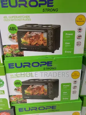 Super Kitchen Oven With Hot Plates (48-Liters)