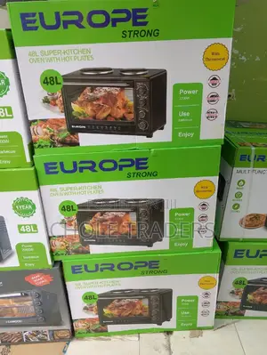 Super Kitchen Oven With Hot Plates (48-Liters)