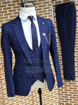 Suti Za Kiume | Men's Suits | High Class | Navy Blue