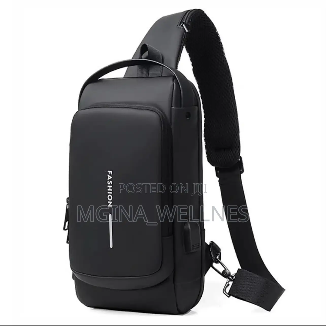 Fabric Crossbag With Security Lock