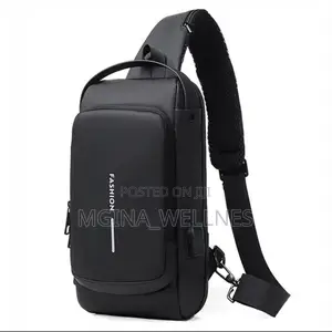 Fabric Crossbag With Security Lock