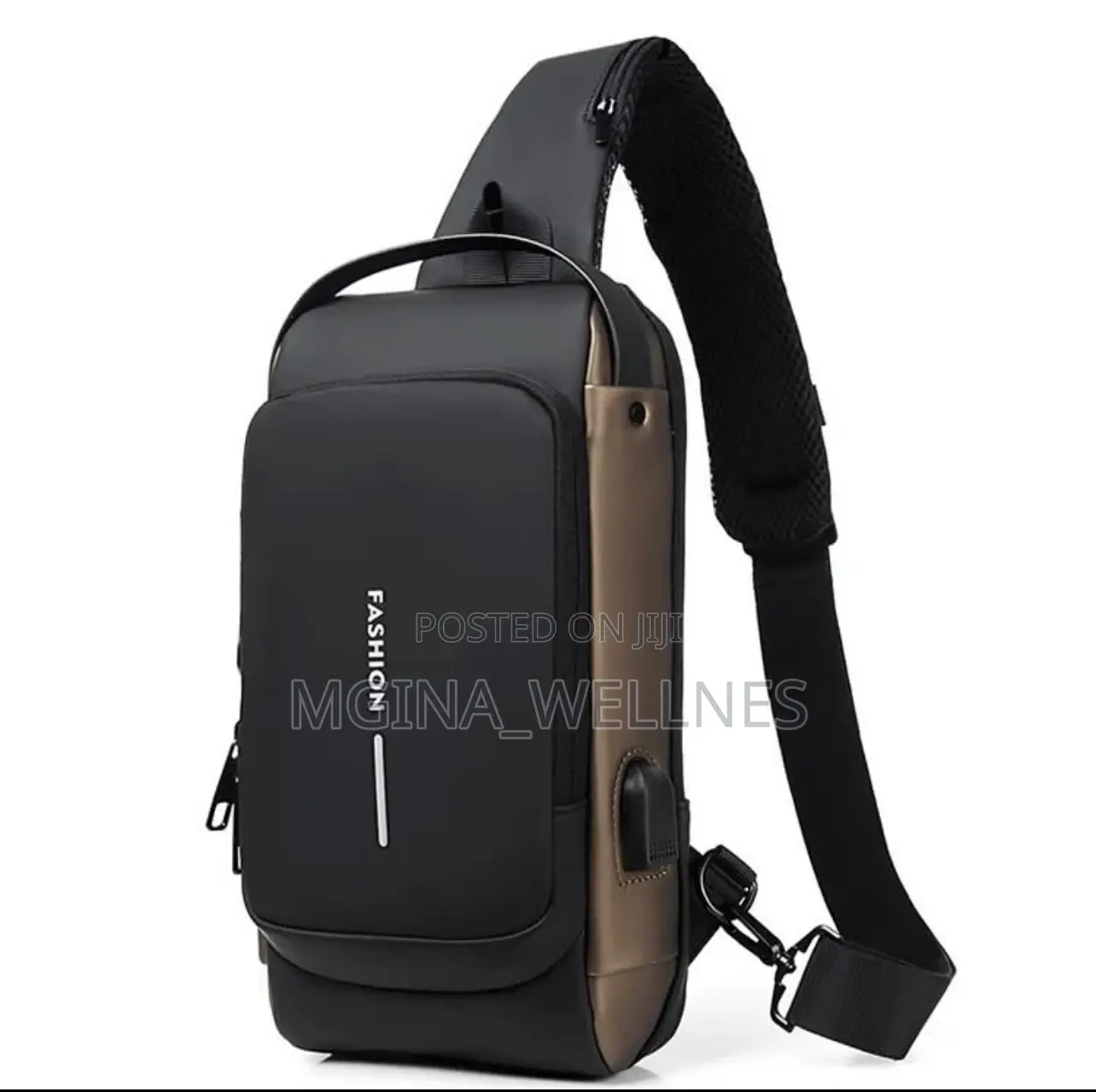 Fabric Crossbag With Security Lock