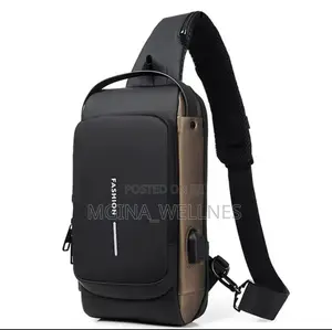 Fabric Crossbag With Security Lock