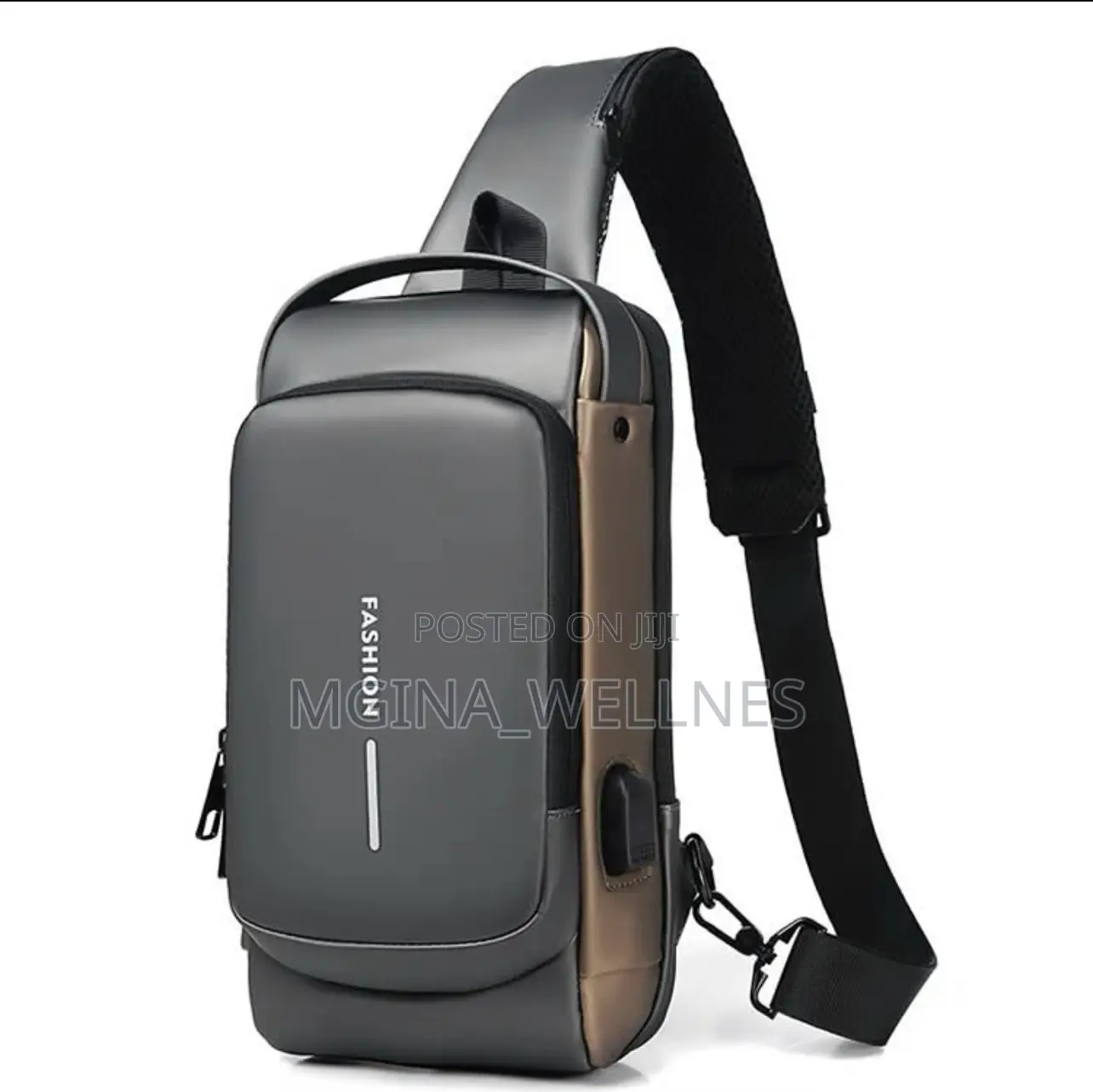 Fabric Crossbag With Security Lock