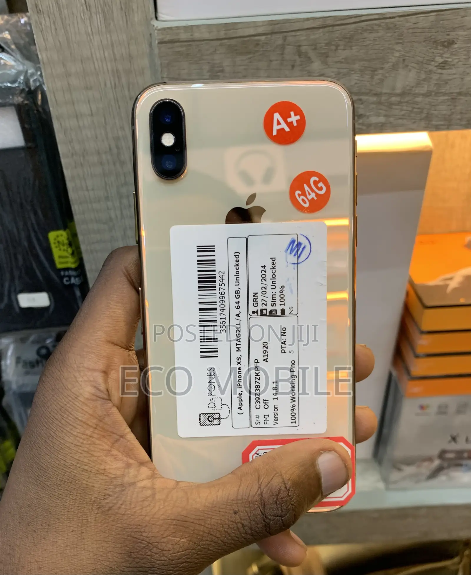 Apple iPhone XS 64 GB Gold