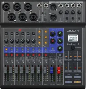 Zoom Livetrak L-8 Portable 8-Channel Digital Mixer and Multi