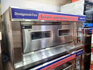Commercial Gas Oven 1 Deck 2 Trays Stainless Steel