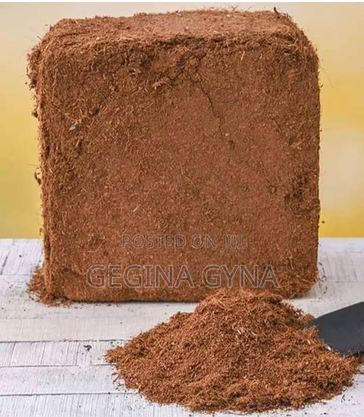 Coco Peat Block (Udongo Wenye Rutuba Na Mzuri Sanaa)